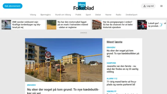 Captura de Viborg Stifts Folkeblad