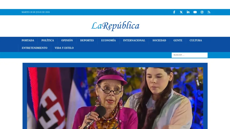 Captura de La República EC