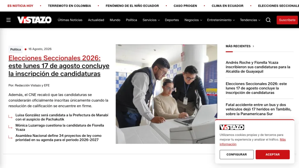 Captura de Vistazo