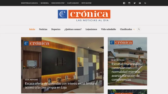 Captura de Diario Crónica