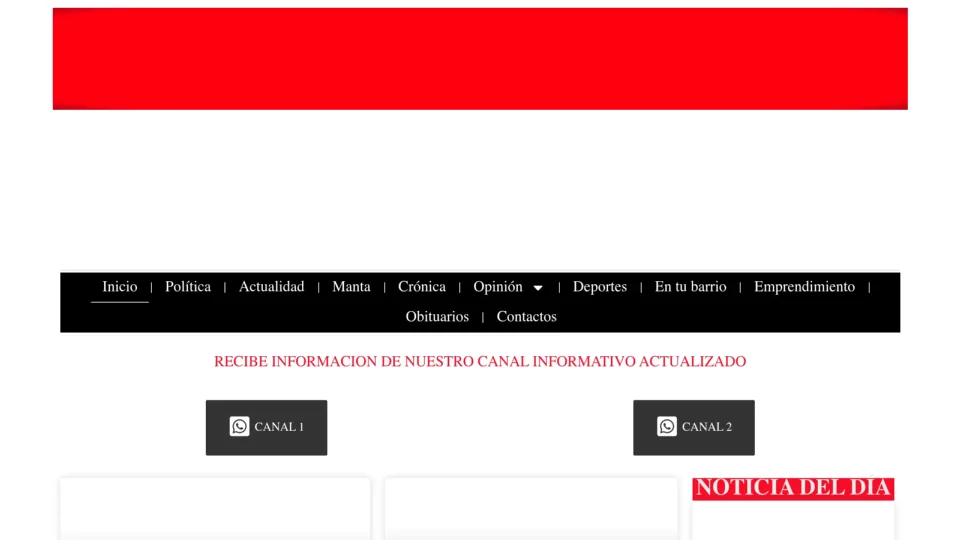 Captura de El Mercurio (Manta)