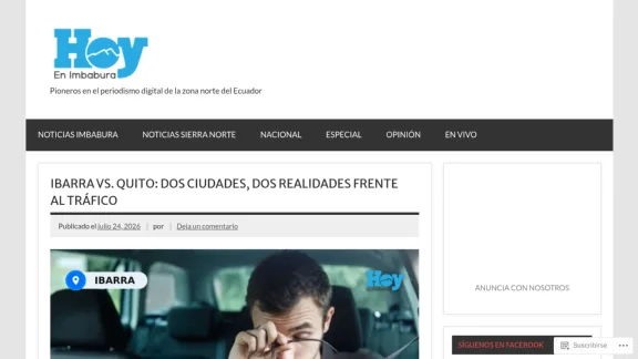 Captura de Hoy en Imbabura