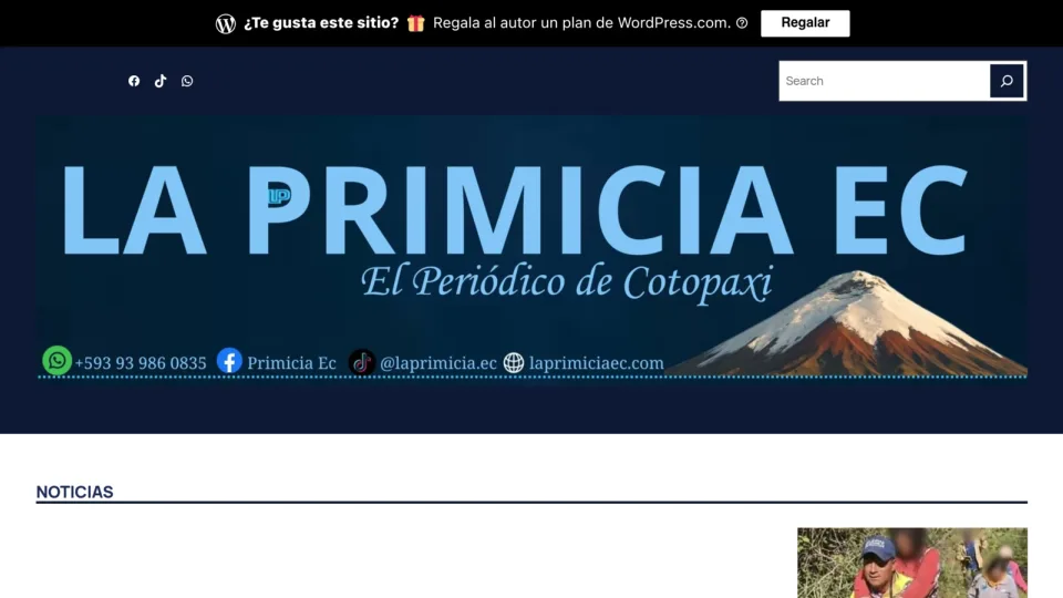 Captura de La Primicia EC