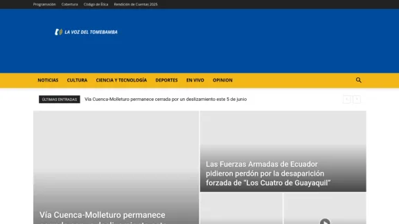 Captura de La Voz del Tomebamba