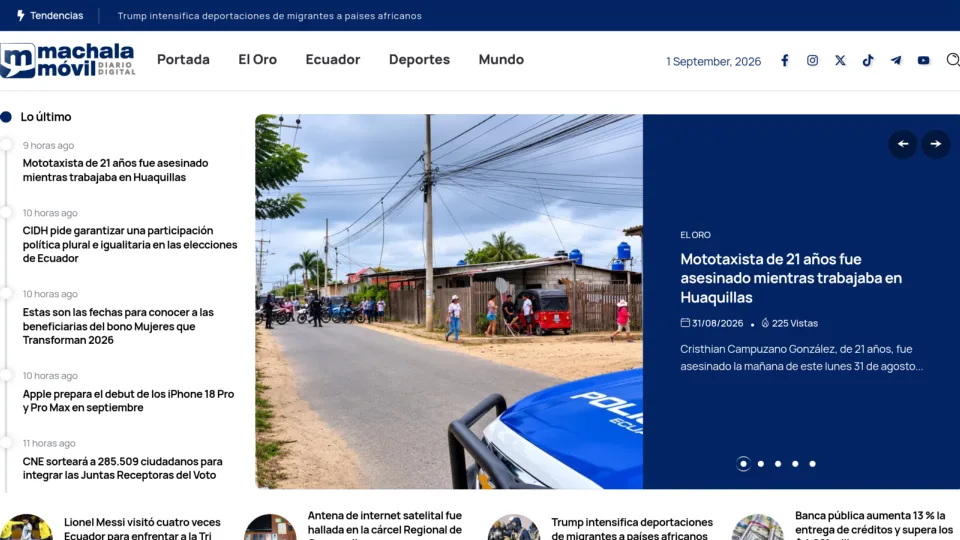 Captura de Machala Móvil