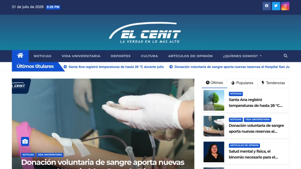 Captura de El Cenit