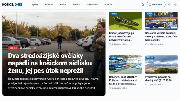 Captura de Košice Dnes