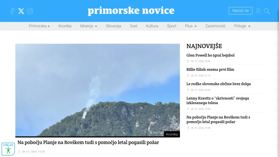 Captura de Primorske novice