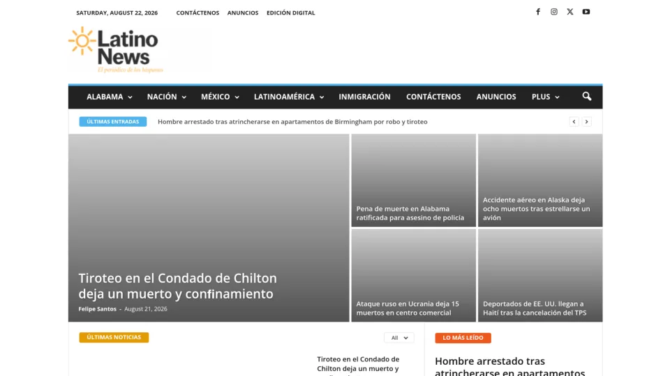Captura de Latino News