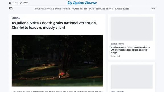 Captura de Charlotte Observer