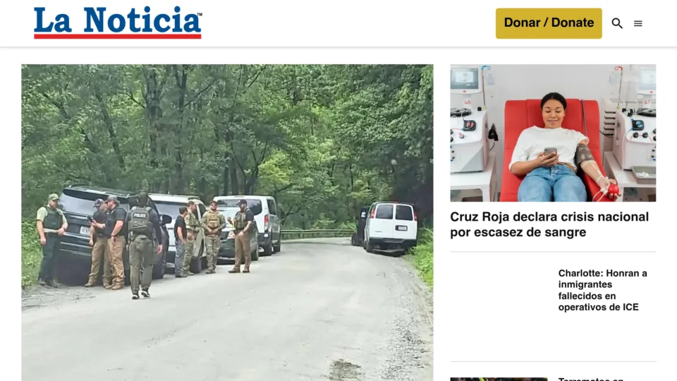 Captura de La Noticia