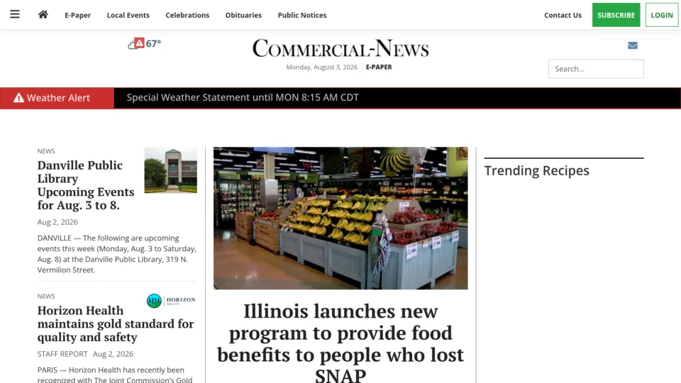 Captura de Commercial News