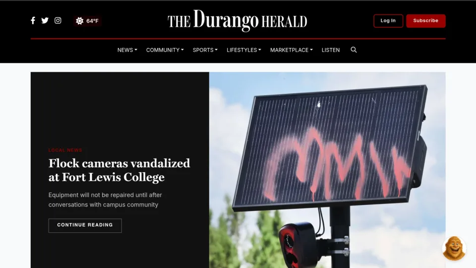 Captura de Durango Herald