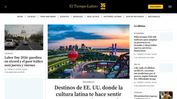 Captura de El Tiempo Latino