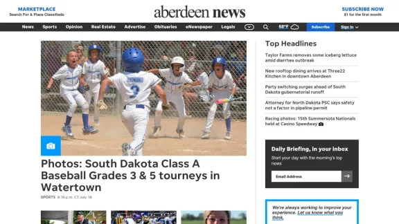 Captura de Aberdeen News