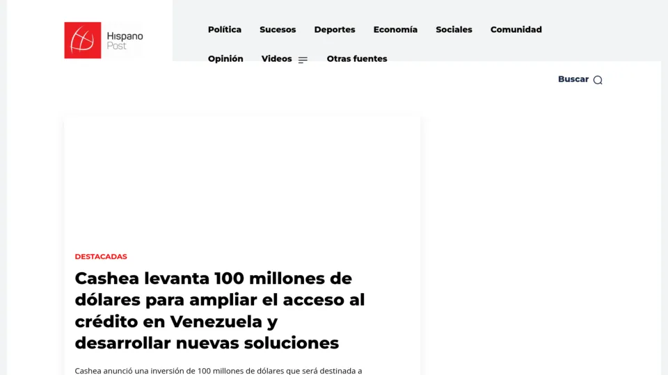 Captura de Hispano Post
