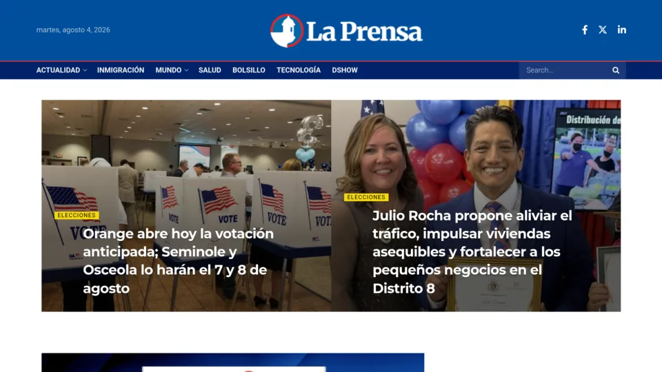 Captura de La Prensa