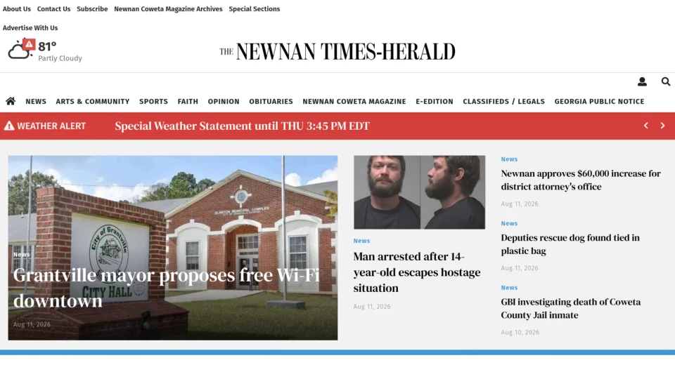Captura de Times Herald