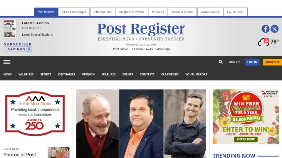 Captura de Post Register