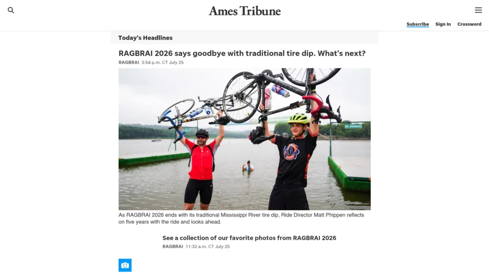 Captura de Ames Tribune
