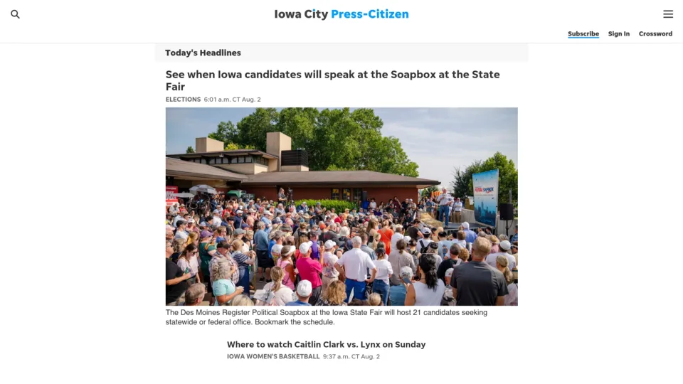 Captura de Press Citizen