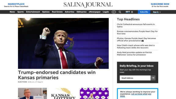 Captura de The Salina Journal
