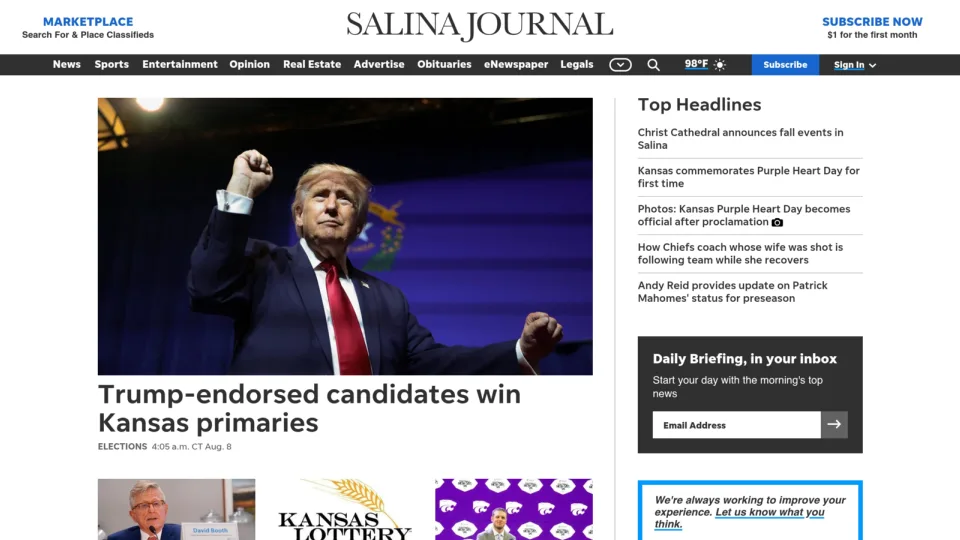 Captura de The Salina Journal
