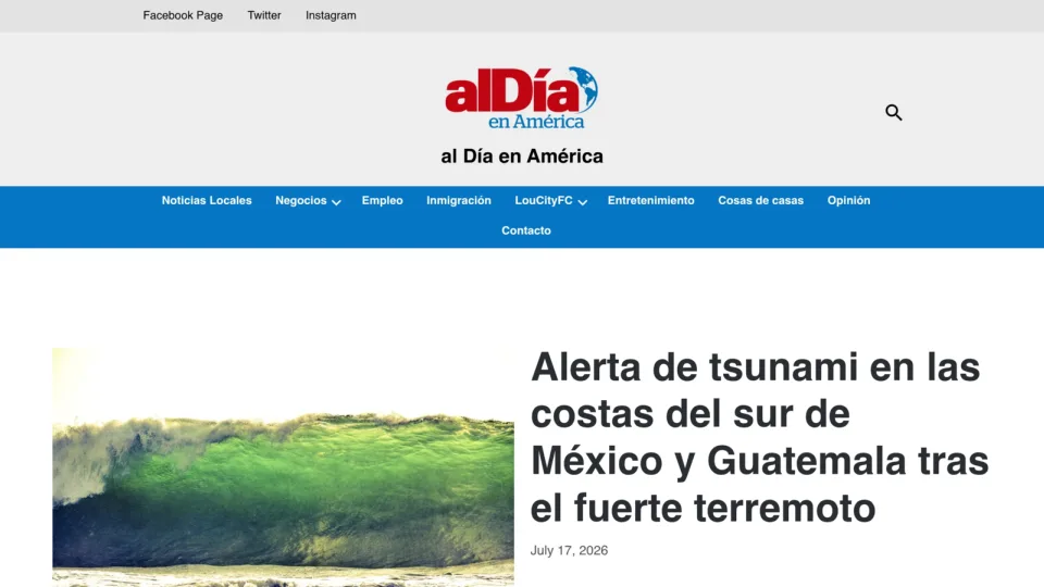 Captura de Al Día en América