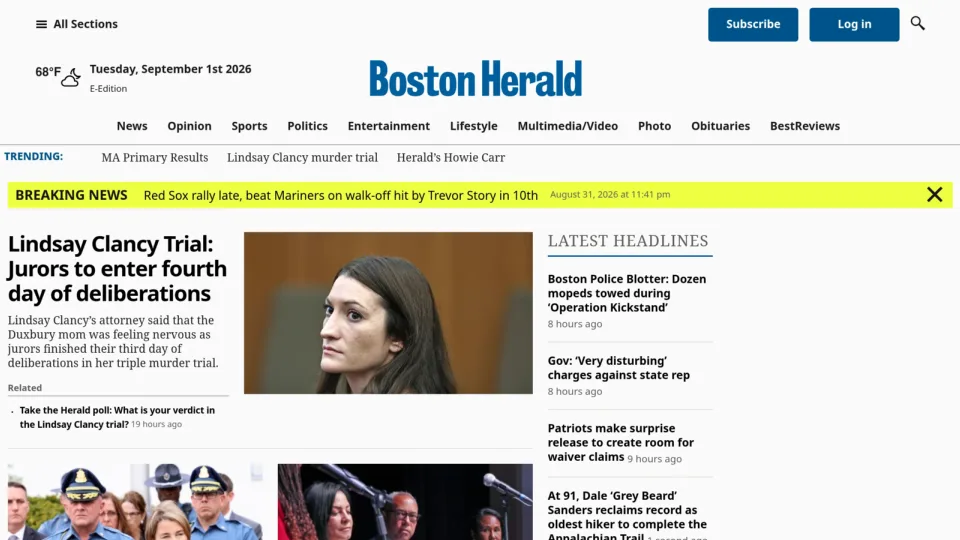 Captura de Boston Herald