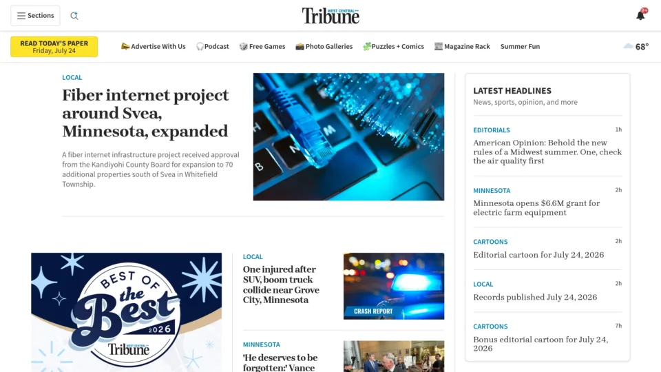 Captura de West Central Tribune