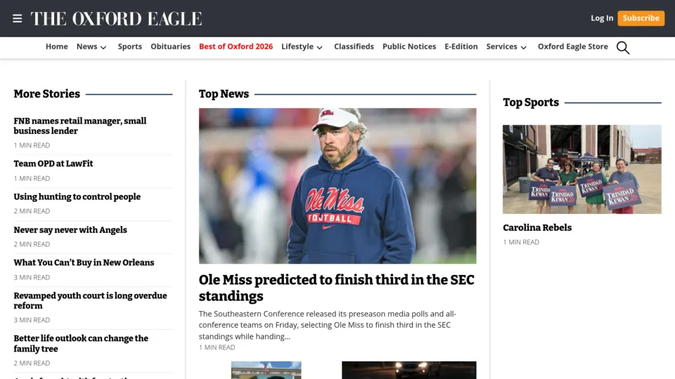 Captura de Oxford Eagle