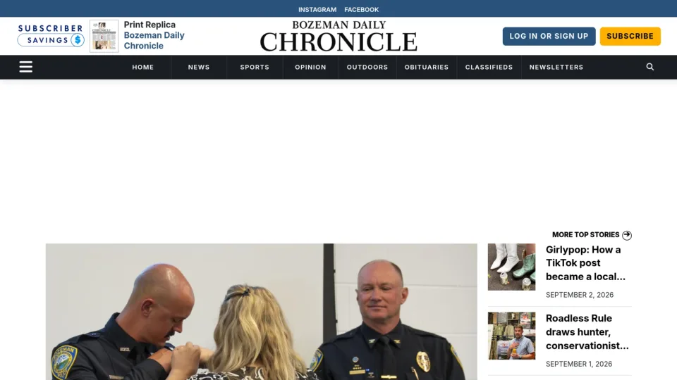 Captura de Bozeman Daily Chronicle