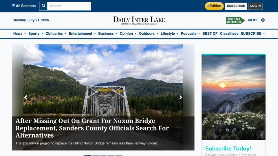 Captura de Daily Inter Lake