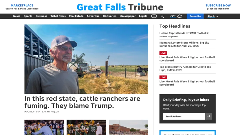 Captura de Greatfalls Tribune