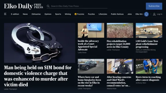 Captura de Elko Daily