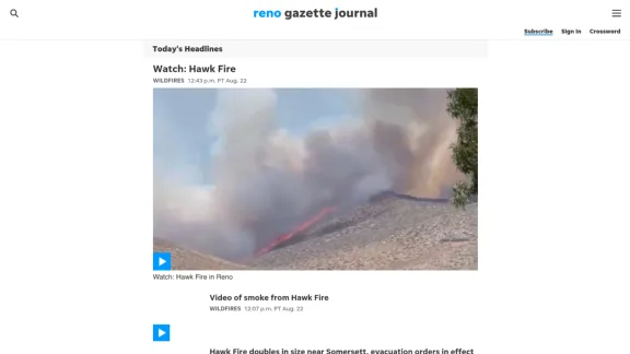 Captura de Reno Gazette-Journal