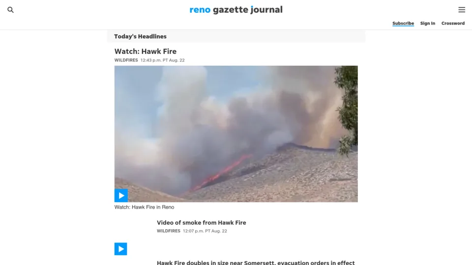 Captura de Reno Gazette-Journal