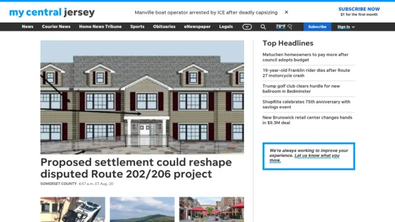 Captura de MyCentralJersey