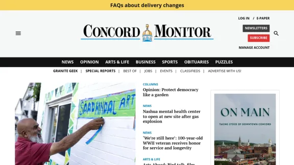 Captura de Concord Monitor