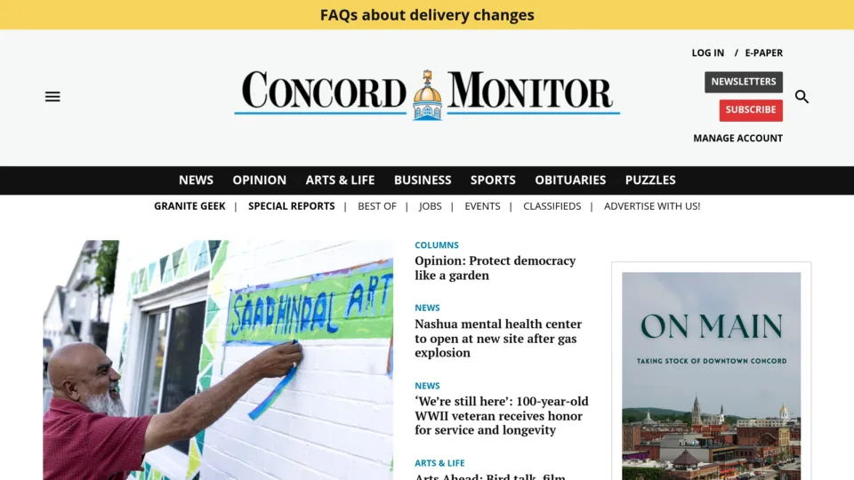 Captura de Concord Monitor