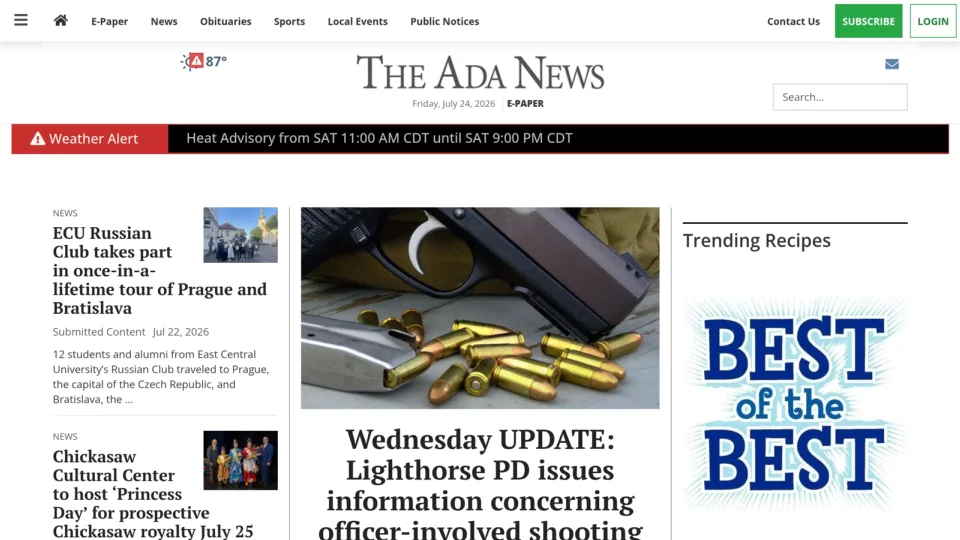 Captura de Theada News