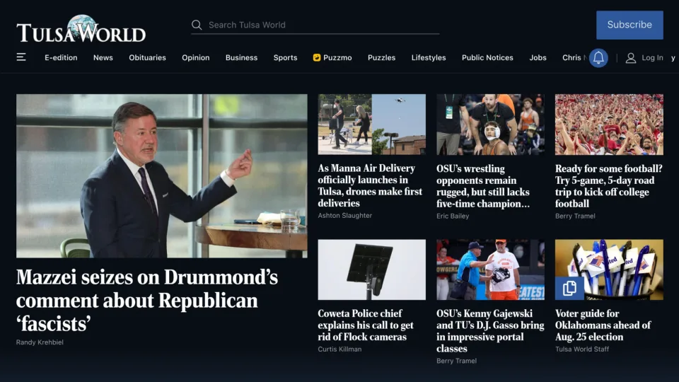 Captura de Tulsa World
