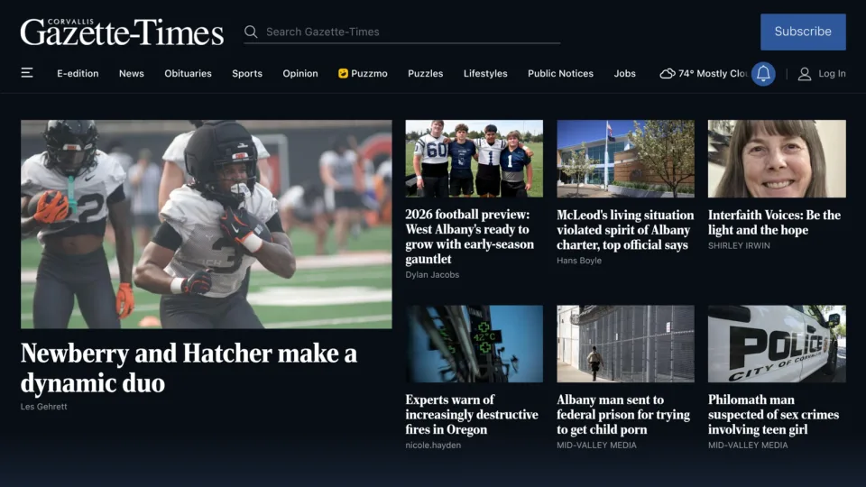 Captura de Gazette Times