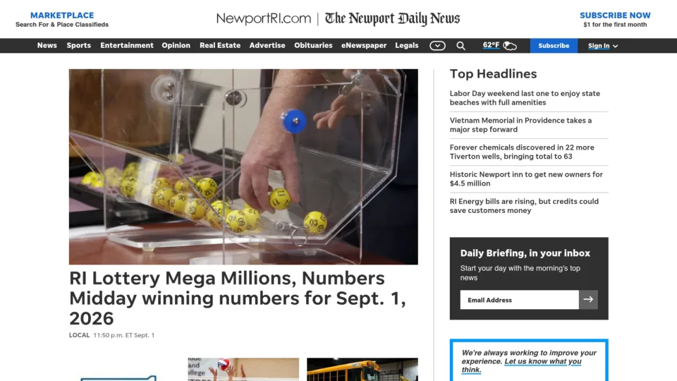 Captura de Newport Daily News