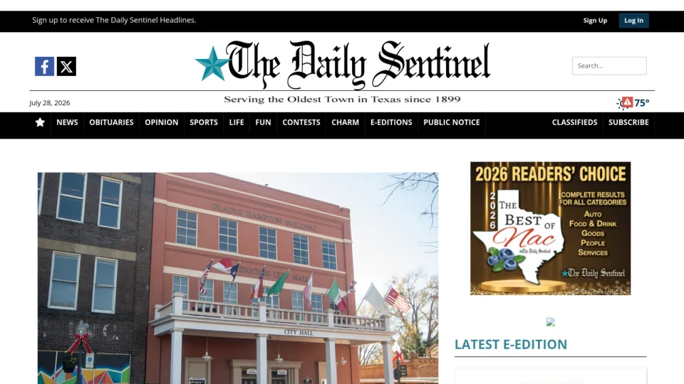 Captura de Daily Sentinel