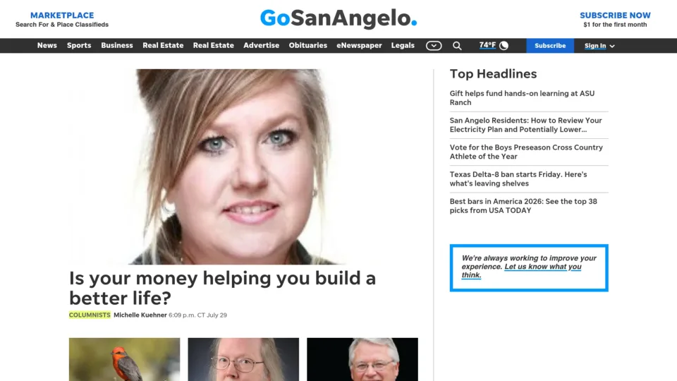 Captura de San Angelo Standard-Times