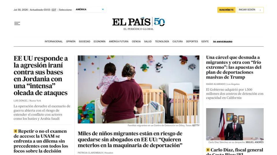 Captura de El País