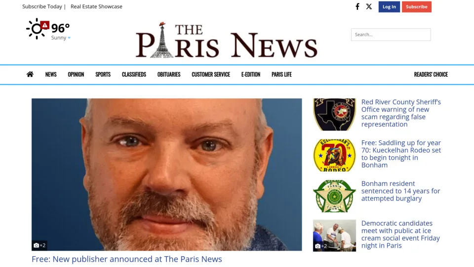 Captura de Theparis News