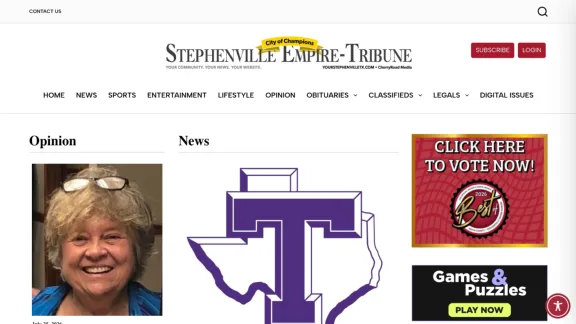 Captura de The Stephenville Empire-Tribune