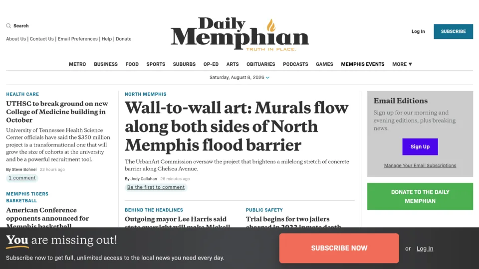 Captura de The Daily Memphian